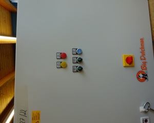 Control box egg cross collection house A+B